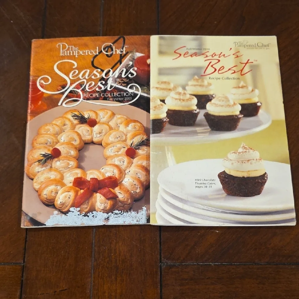 (J40) The Pampered Chef Season's Best Recipe Collection (2 Total)